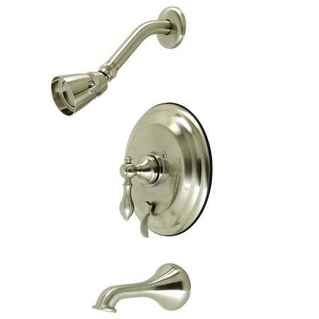 Kingston Brass KB36380ACL Single-Handle Tub and Shower Faucet, Brushed Nickel KB36380ACL